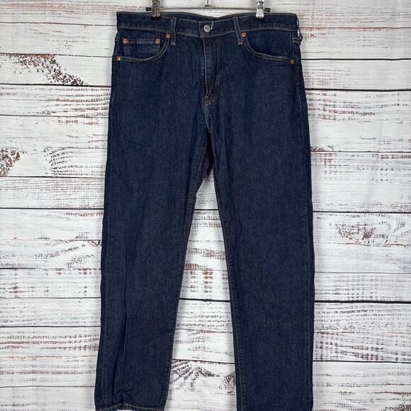 Levi's Other - Levis jeans 502 straight leg size 33 dark wash relaxed denim jeans